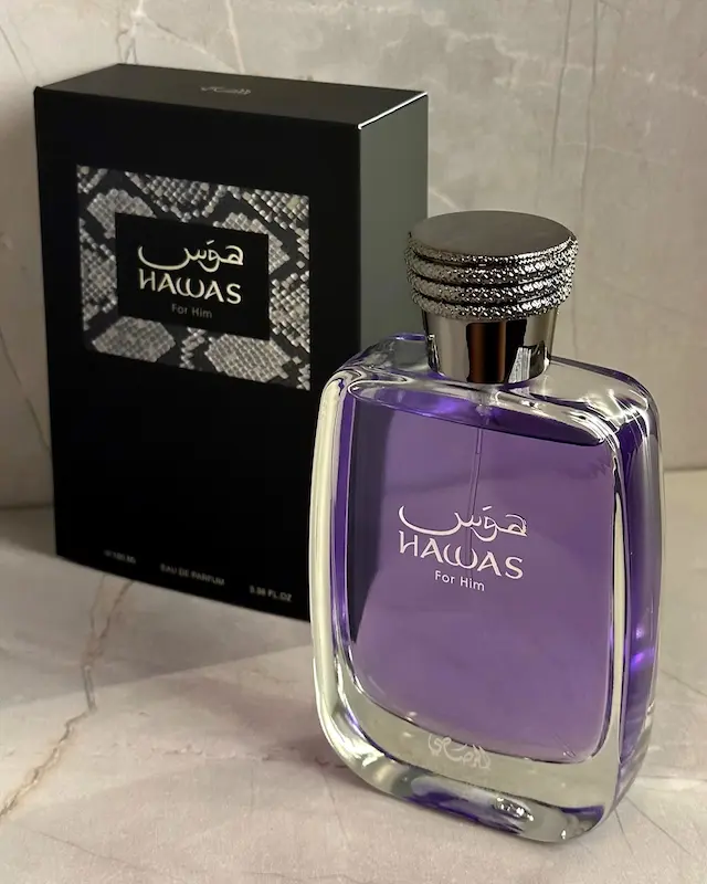 عطر ادکلن مردانه هوس فور هیم بضمانت اصلی و اورجینال رصاصی امارات  RASASI HAWAS FOR HIM 100ml