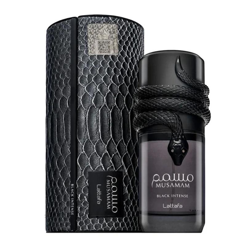 ادکلن مسمم بلک اینتنس 100 میل لطافه Lattafa Musamam Black Intense 