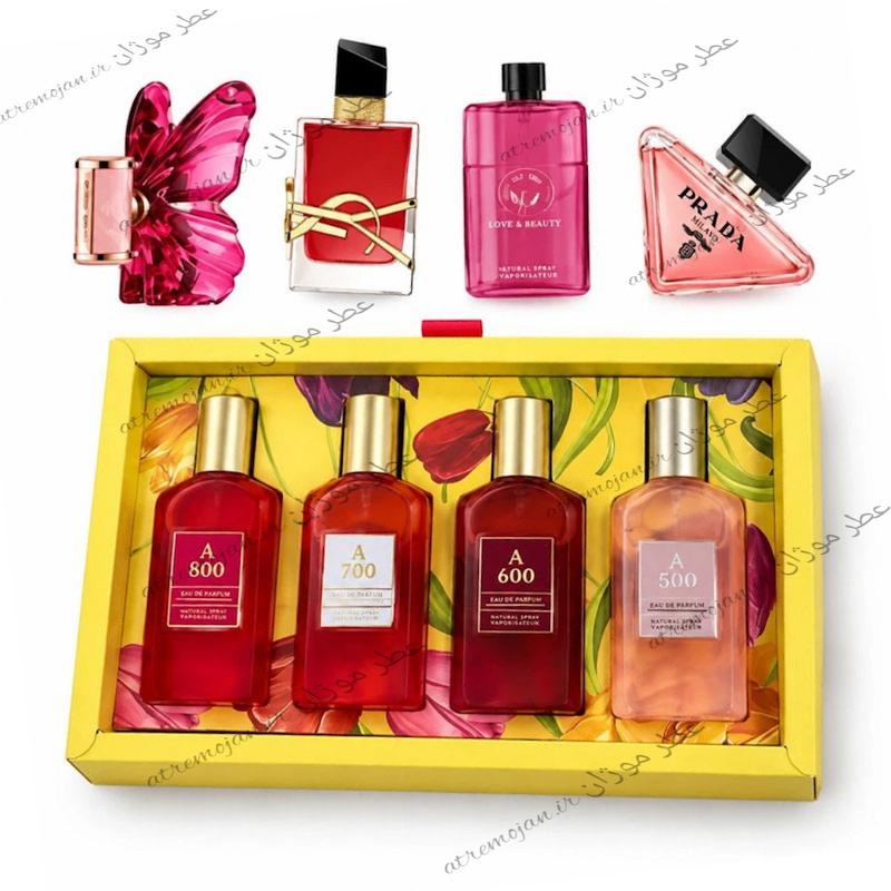 عطر ادکلن پک 4 عددی سکرت پارادایس شماره 3 (باهاش-امپر) | BAHASH Secret Paradise I Set