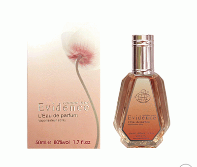 عطر و ادکلن اویدنس زنانه فراگرنس ورد Fragrance world Evidence 50 میل