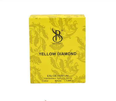  عطر و ادکلن جیبی زنانه برندینی مدل یلو دیاموند دایموند Yellow diamond حجم 33 میلی لیتر