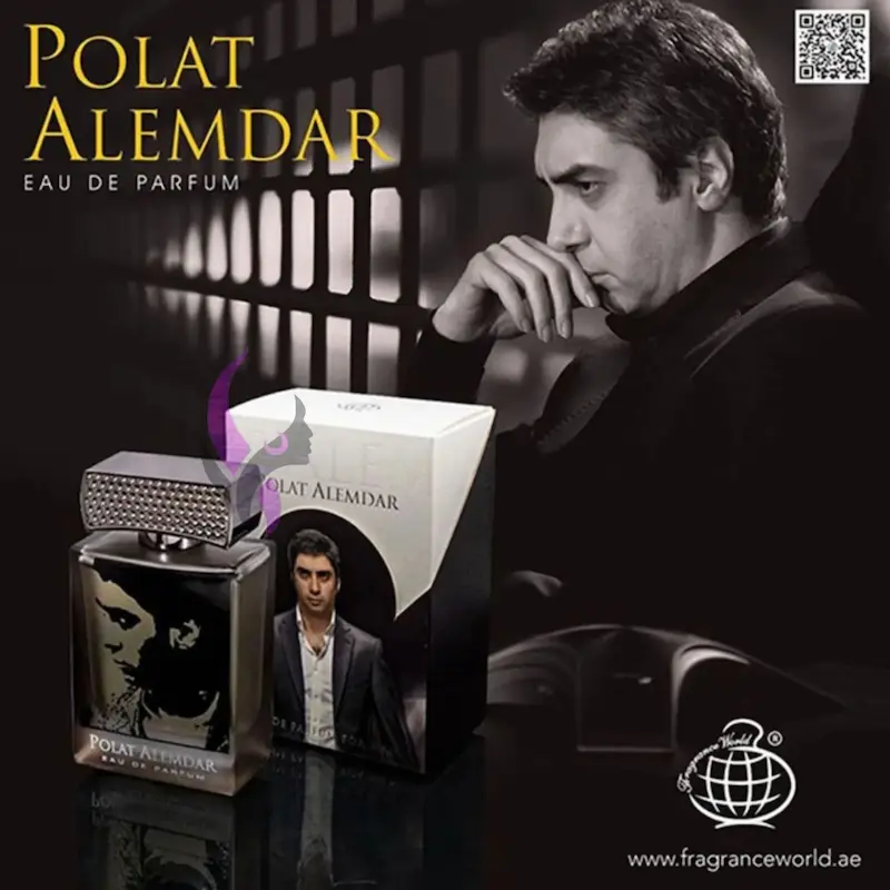 ادکلن پولاد علمدار مردانه فرگرانس ورد 100 میل Fragrance world Polat Alemdar