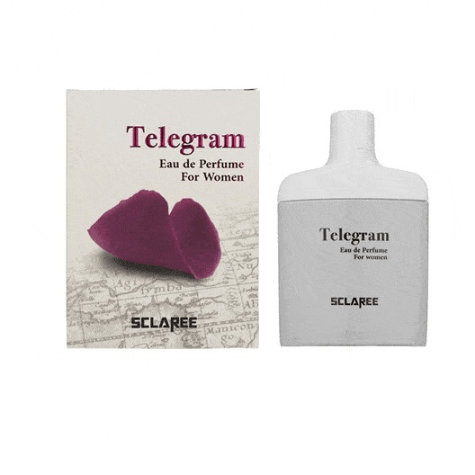 عطر و ادکلن اسکلاره تلگرام زنانه telegram women حجم 85 میلی لیتر رایحه ایفوریا