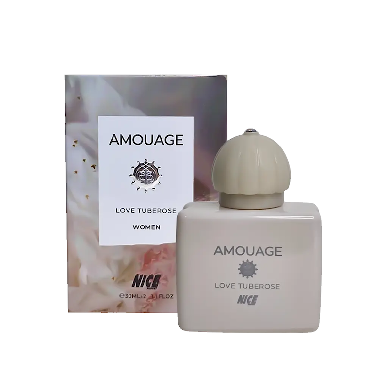 ادوپرفیوم مینیاتوری زنانه نایس Nice مدل آمواج لاو تیوب رز Amouage Love Tuberose حجم 30 میلی لیتر