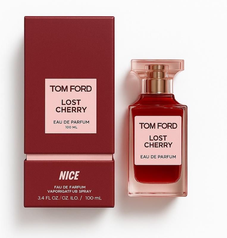 ادوپرفیوم نایس پاپت Nice مدل تام فورد لاست چری Tom Ford Lost Cherry حجم 100 میلی لیتر طرح مارک