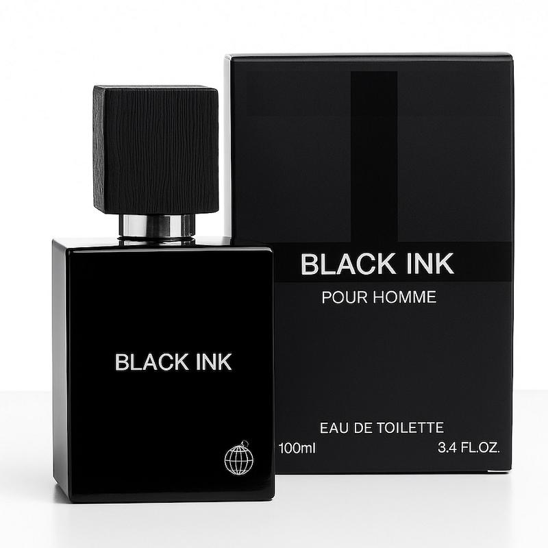 ادو پرفیوم مردانه فراگرنس ورد مدل black ink حجم 100 میلی لیتر مشابه لالیک مشکی
