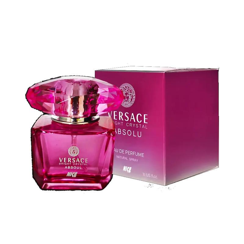 ادوپرفیوم زنانه نایس پاپت Nice مدل ورساچه برایت کریستال ابسولو Versace Bright Crystal Absolu حجم 30 میلی لیتر طرح مارک
