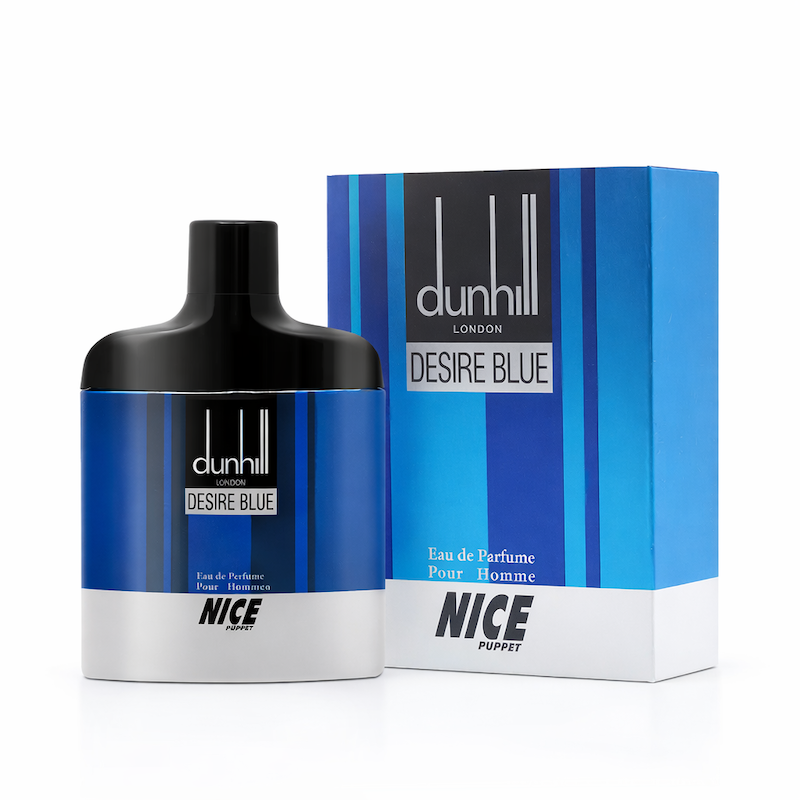 ادوپرفیوم مردانه نایس پاپت مدل دانهیل آبی Dunhill Desire Blue حجم 85 میلی لیتر