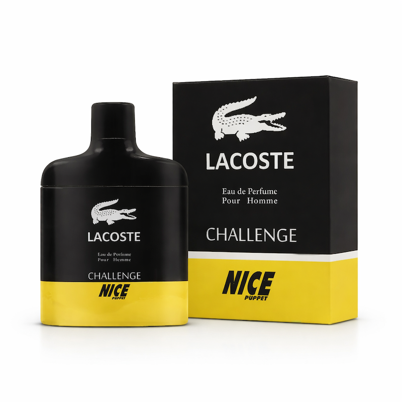 ادوپرفیوم مردانه نایس پاپت مدل لاگوست چلنج Lacoste Challenge حجم 85 میلی لیتر