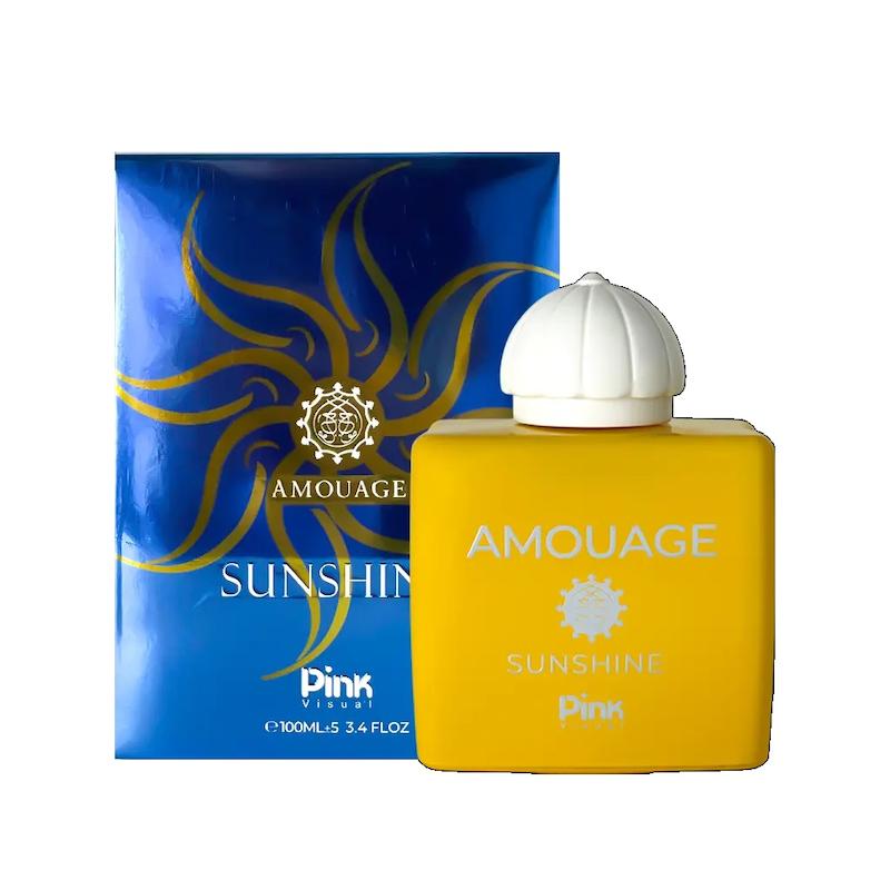ادوپرفیوم زنانه پینک ویژوآل Pink مدل آمواج سان شاین Amouage Sunshine حجم 100 میلی لیتر طرح مارک