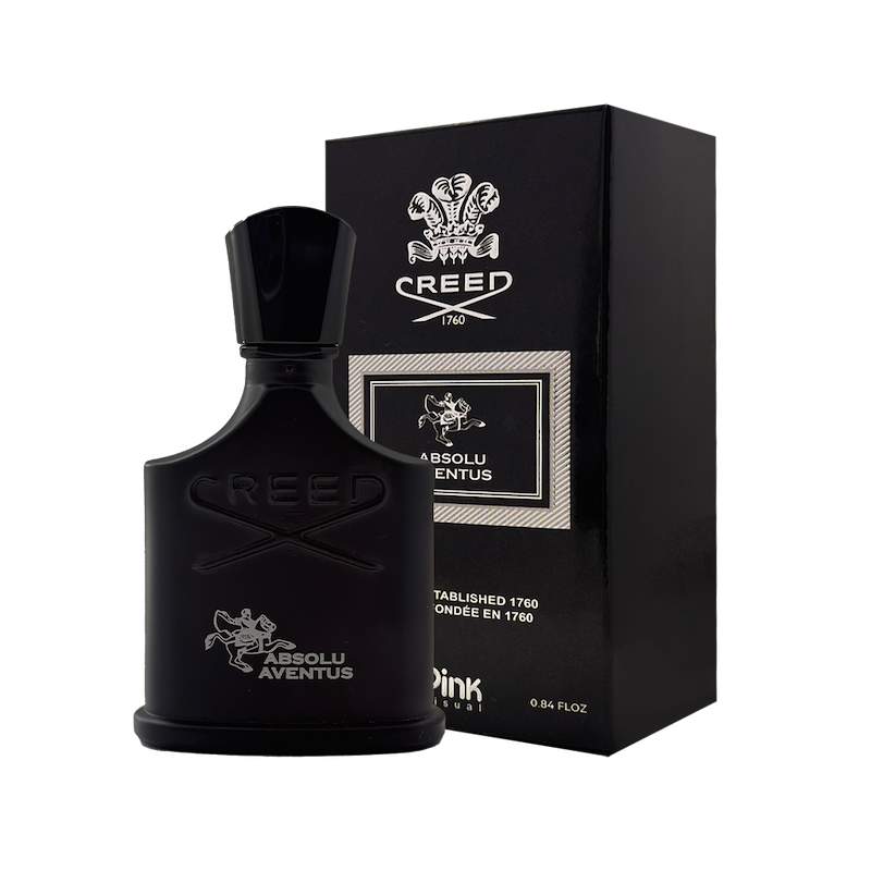 ادوپرفیوم مردانه مینیاتوری پینک ویژوآل Pink مدل کرید ابسولو اونتوس Creed Absolu Aventus حجم 30 میلی لیتر – New