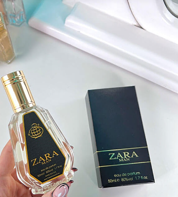 ادکلن زارا من Zara man فراگرنس ورد 50 میل- مدل رایحه تام فورد بلک ارکید