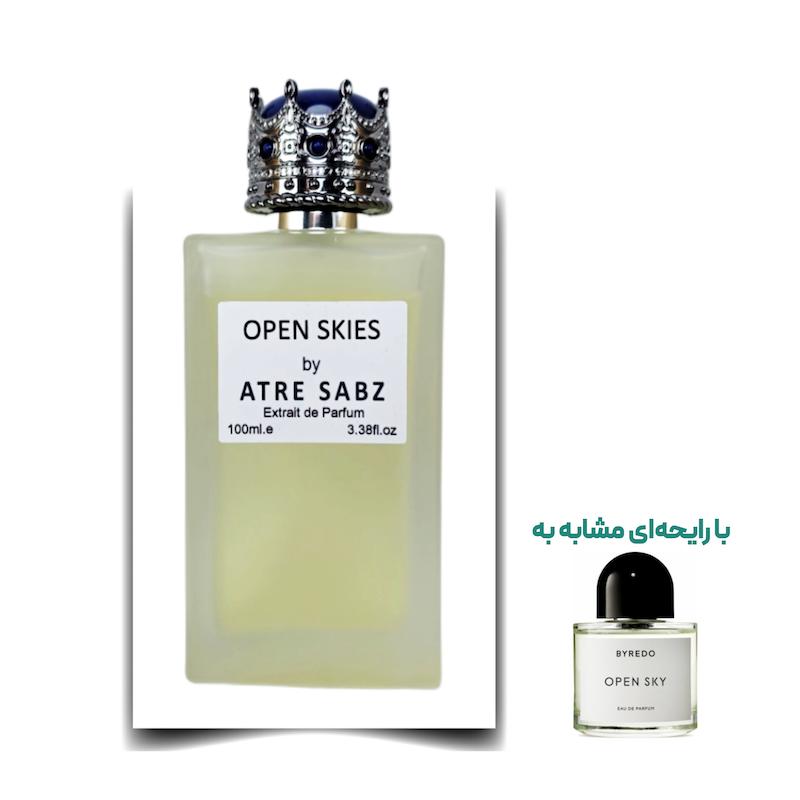 عطر اوپن اسکای یونیسکس اختصاصی ATRE SABZ اکستریت 100 میلی لیتر