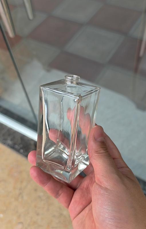 شیشه عطر 100 میل طرح بلک افغان شفاف ساخت ایران