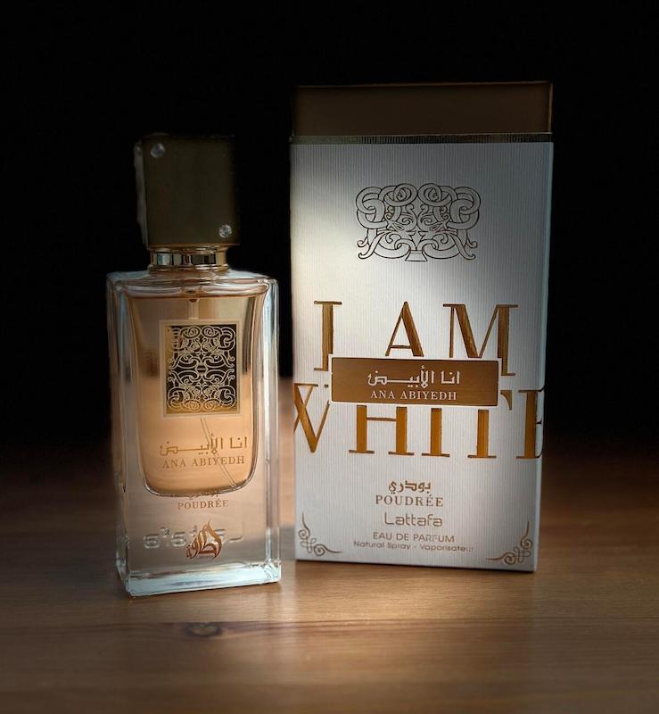 عطر ادکلن انا الابیض پودری لطافه ۶۰میل