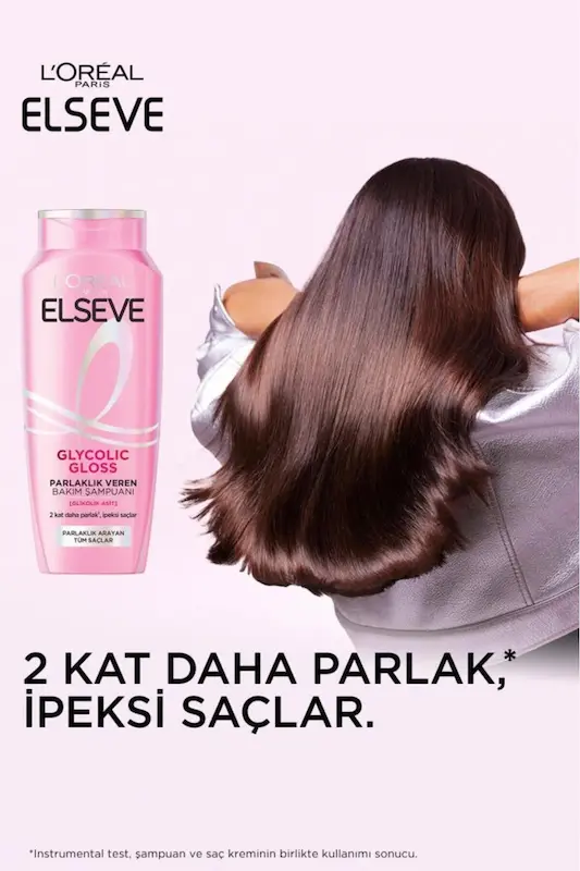 شامپو درخشان کننده لورآل السیو GLYCOLIC GLOSS حجم 300 میل