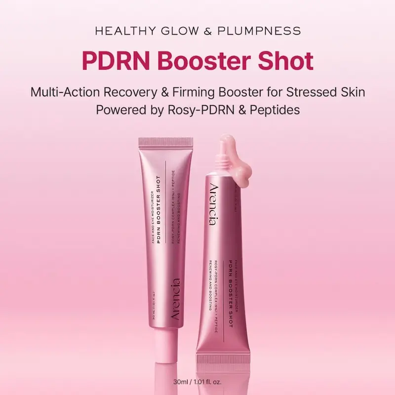 سرم دور چشم و صورت PDRN بوستر شات آرنسیا ترمیم کننده و جوانساز پوست Arencia PDRN Booster Shot