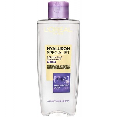 تونر آبرسان هیالورون لورال انواع پوست ۲۰۰میل LOREAL HYALURON SPECIALIST TONER 200ML