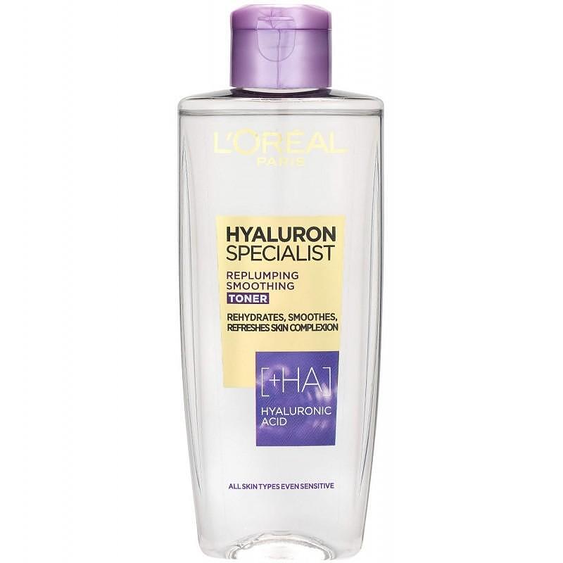 تونر آبرسان هیالورون لورال انواع پوست ۲۰۰میل LOREAL HYALURON SPECIALIST TONER 200ML