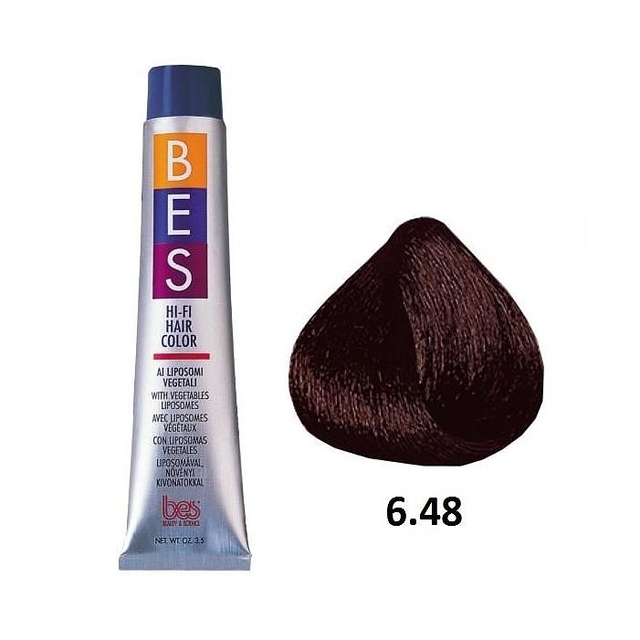 رنگ مو بس سری Chocolate مدل Beige Copper Dark Blonde شماره 6.48