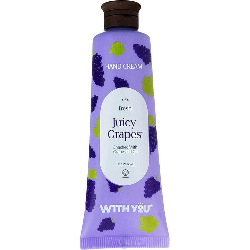 کرم مرطوب کننده دست حاوي روغن هسته انگور مدل 50ml Juicy Grapes ويت يو