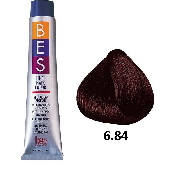 رنگ موی بس سری Chocolate مدل Cooper Beige Dark Blonde شماره 6.84