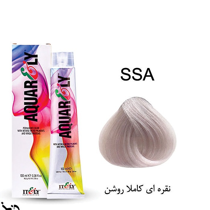 کیت رنگ مو آکوارلی شماره SSA حجم 100 میلی لیتر