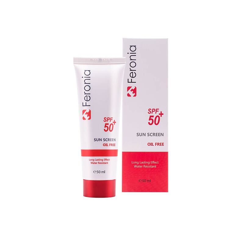 کرم ضد آفتاب فاقد چربی بی رنگ (SPF50) فرونیا