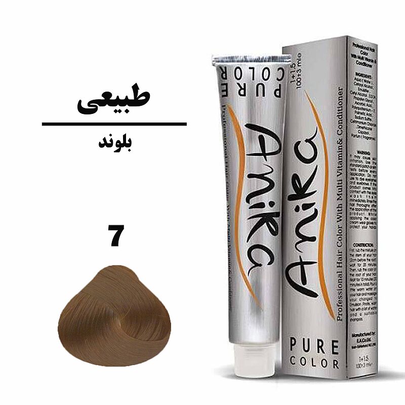 رنگ مو آنیکا سری طبیعی مدل بلوند شماره 7