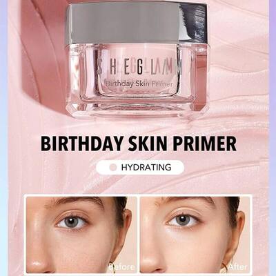 پرایمر صورت شیگلم مدل Birthday Skin رنگ Pink