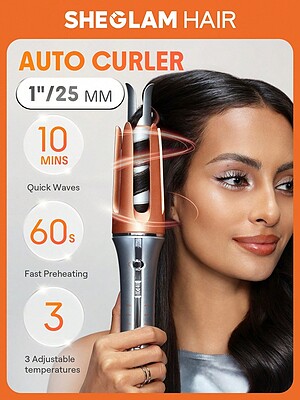 دستگاه فر کننده مو جادویی بابلیس شیگلم سایز 25 Sheglamhair It Curl One Touch Instant Curler 25mm