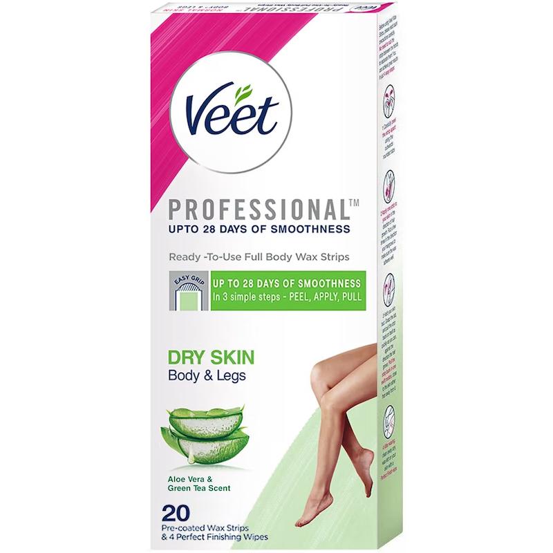 نوار موبر بدن ویت Veet مخصوص پوست های خشک 20 عددی