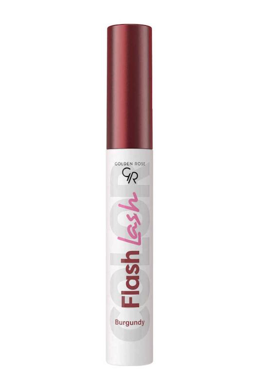 ریمل رنگی گلدن رز مدل FLASH LASH رنگ BURGUNDY