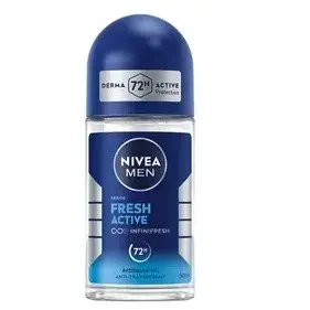 مام رول نیوآ Nivea اورجینال مدل Fresh active سری infinifresh 72h حجم 50 میل