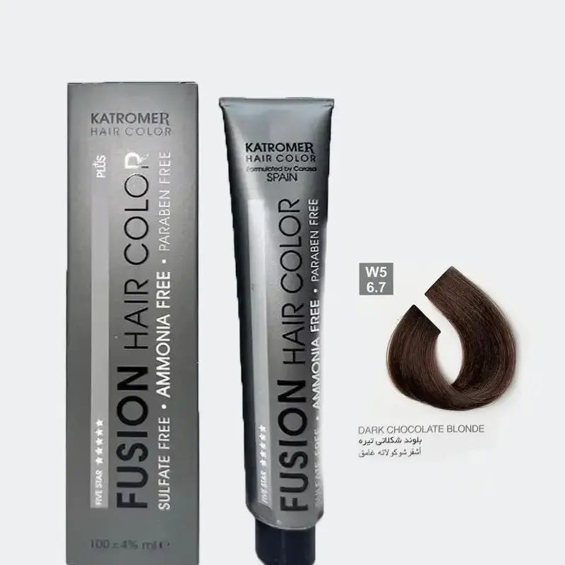 رنگ مو برند کاترومر مدلW5حجم100ml