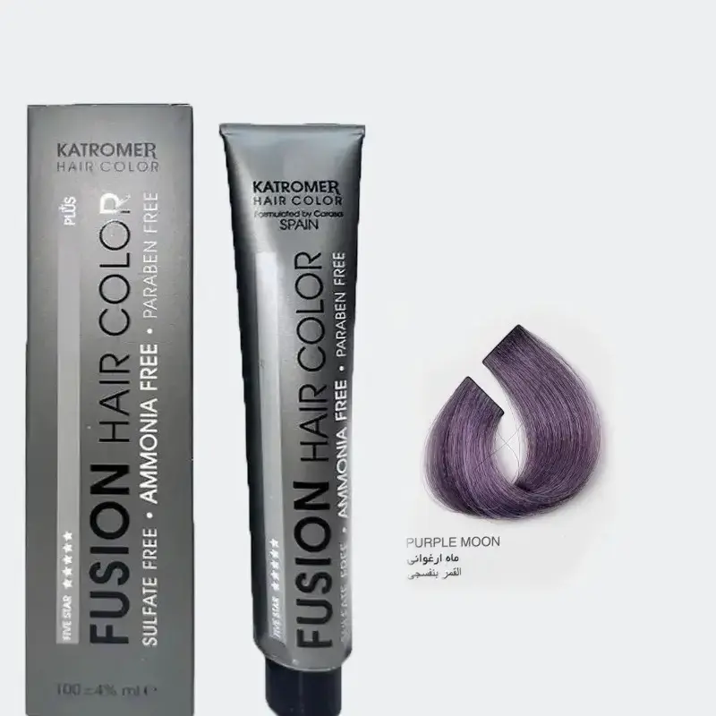 رنگ مو کاترومر بدون آمونیاک رنگ ماه ارغوانی