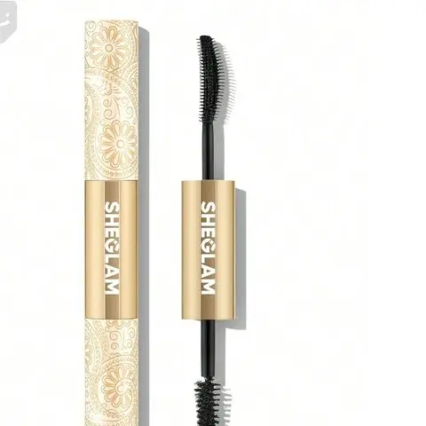 ریمل دو سر شیگلم مدل چند منظوره 24 عیار رنگ مشکی ضدآب