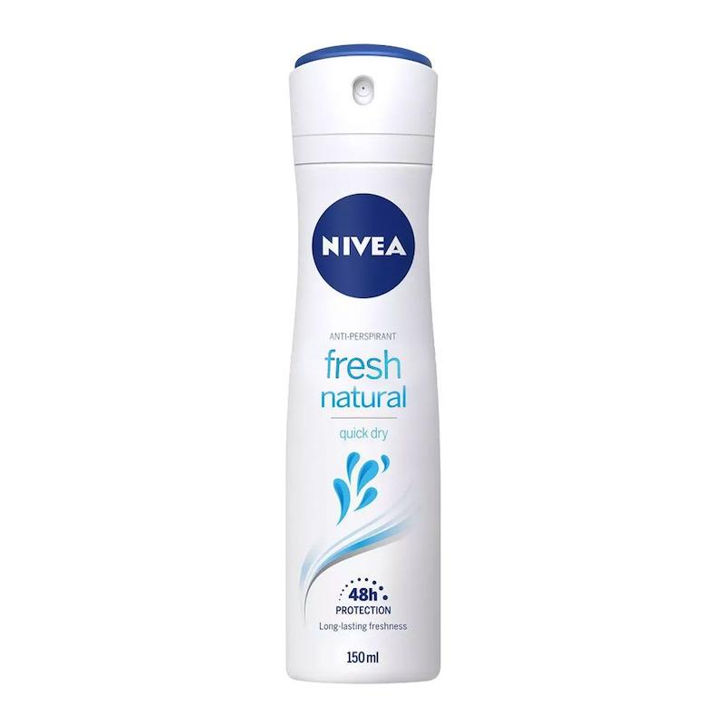 اسپری زنانه فرش نچرال نیوآ ANTI TRANSPIRANT FRESH NATURAL DEODORANT SPRAY NIVEA