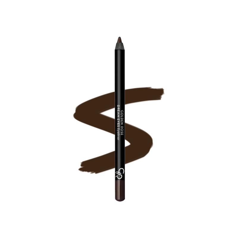 مداد چشم ضد آب گلدن رز مدل Dream شماره 406 رنگ قهوه ای تیره وزن ۲۰ گرم