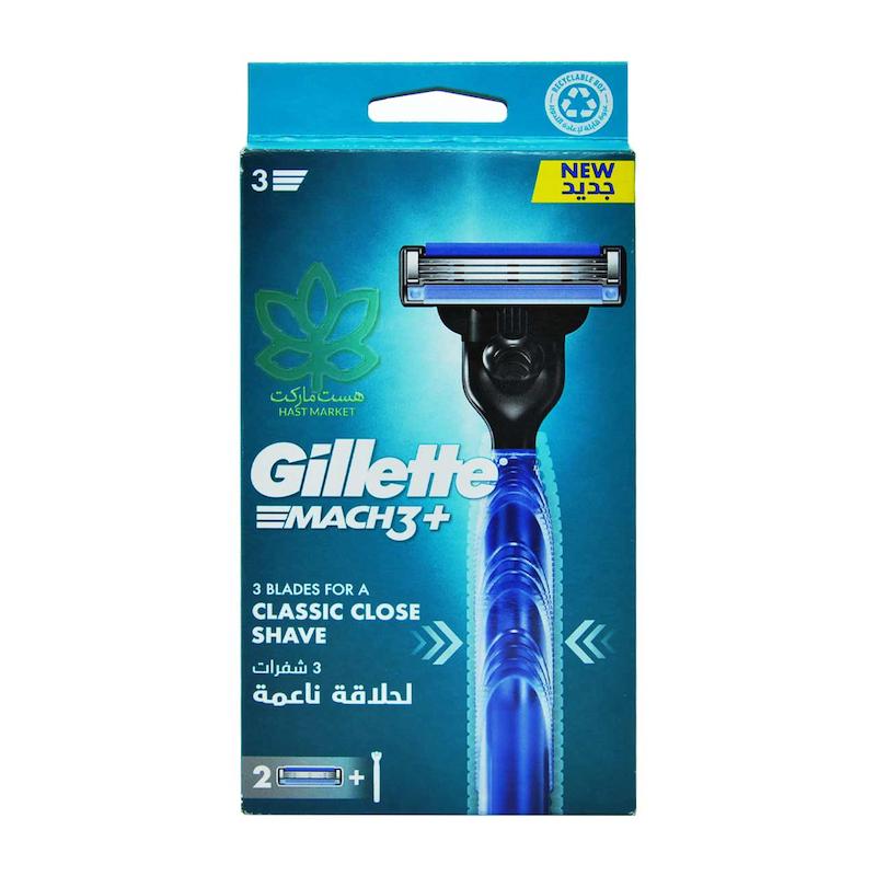 دسته با 2 تیغ مچ تری ژیلت – gillette