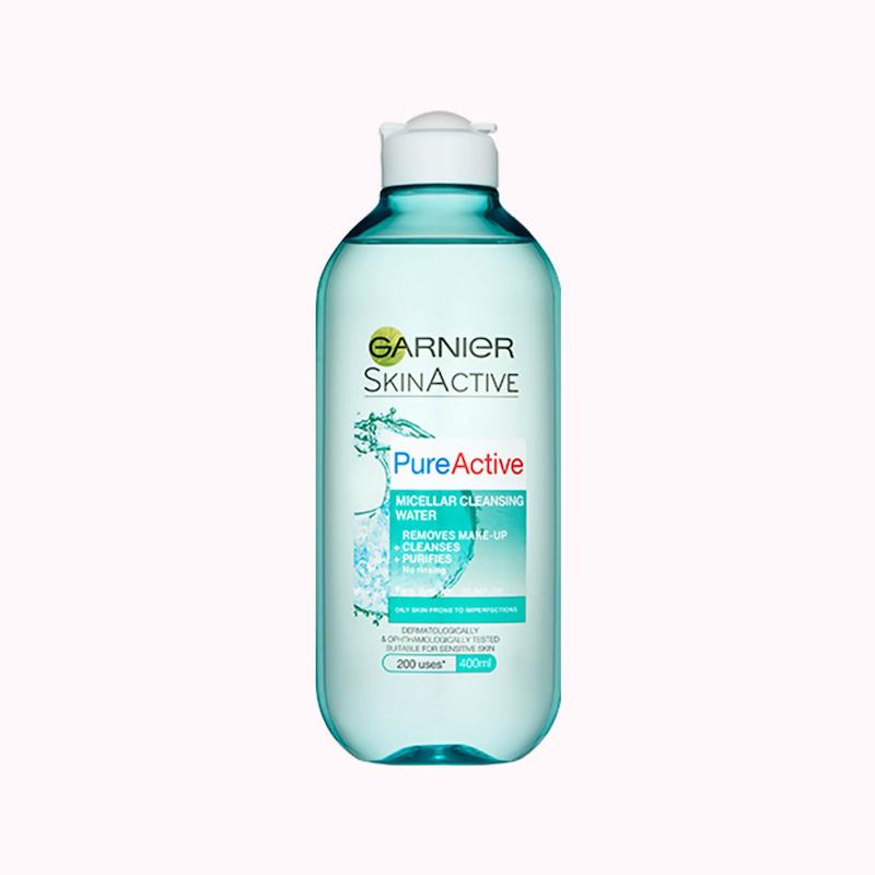 میسلار واتر پیور اکتیو گارنیر: پوست مختلط و چرب