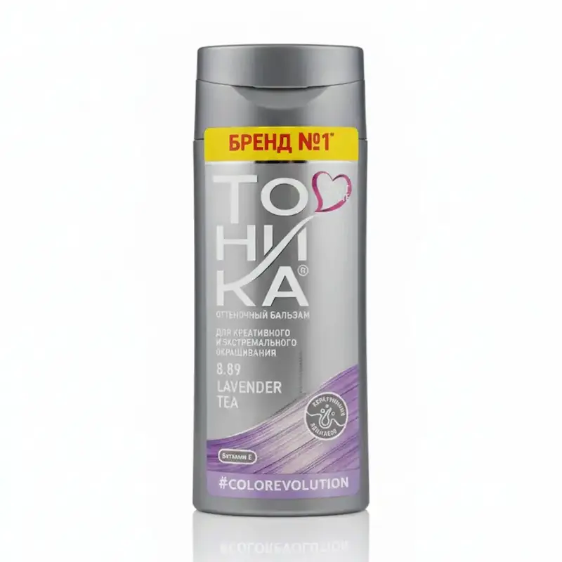 شامپو رنگ تونیکا TOHNKA شماره 8.89 یاسی (Lavender Tea) حجم 150 میلی لیتر
