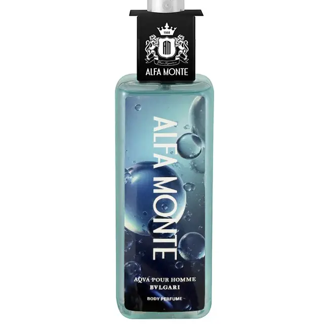 بادی اسپلش آلفا مونته رایحه AQUA POUR HOMME BVLGARI