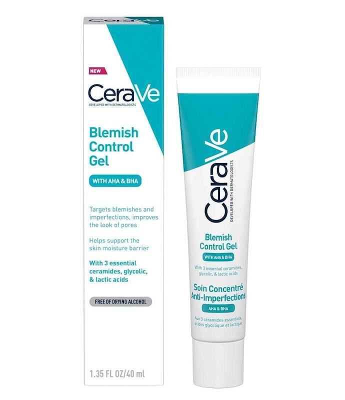 ژل ضد جوش و لک سراوی CeraVe حجم 40 میل | کوچک کننده منافذ، مناسب پوست مستعد آکنه، حاوی AHA/BHA