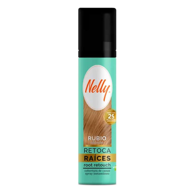 اسپری کانسیلر و رنگ ریشه مو نلی Nelly مدل TOUCH UP رنگ قهوه ای
