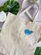 توت بگ (Tote Bag) پارچه‌ای سبک با پیکسل جواهردوزی فانتزی | تتبگ خاص و شیک