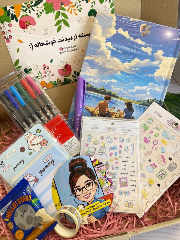 باکس هدیه عاطابوژوباکس مدل قایق – مخصوص عاشقای بولت ژورنال و نظم ذهنی