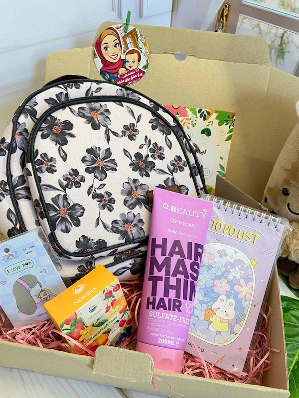   باکس هدیه عاطامانباکس مدل زندگی –  هدیه مادرانه شیک و کاربردی برای روز مادر و تولد نوزاد 🌸🎁