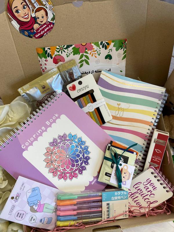 باکس هدیه مامان پلاس مدل بنفشه برای حال خوب مامانا