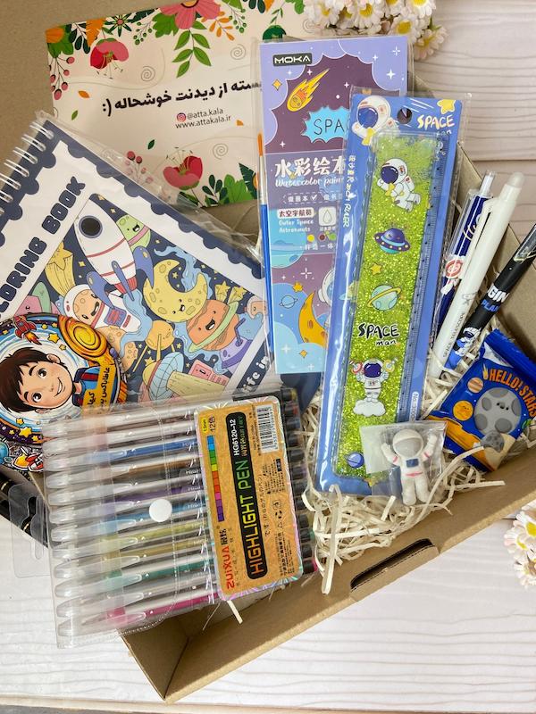 باکس هدیه کیهان مدل فضانورد رنگی